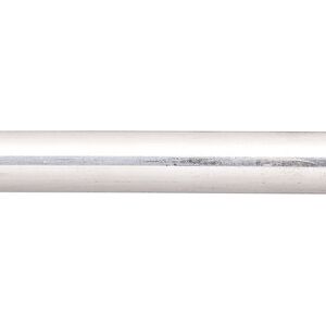 Wire, sterling silver, dead-soft, 8.5x2.5mm low-dome, 12 gauge, half-round. Sold per 1-foot pkg.