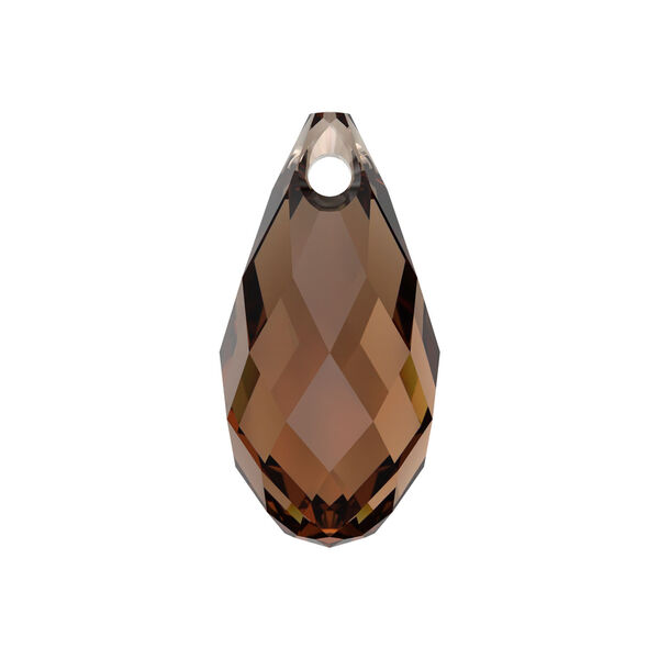 Briolette 1pkg144 smoked topaz, Swarovski® ReCreated™, 11x5.5mm pendant drop 6010 image number 0