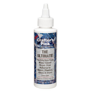Adhesive, Crafter's Pick&trade; The Ultimate!, pkg/4-fluid-ounce bottle.
