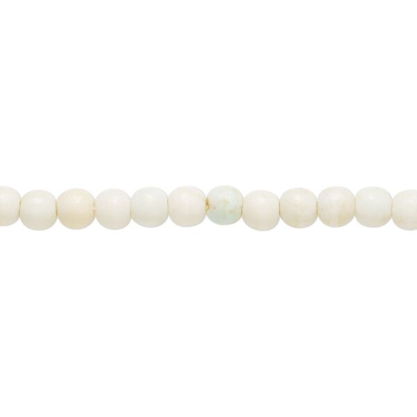 Magnesite 1pkg1, round bead 15 inch 3-4mm image number 0