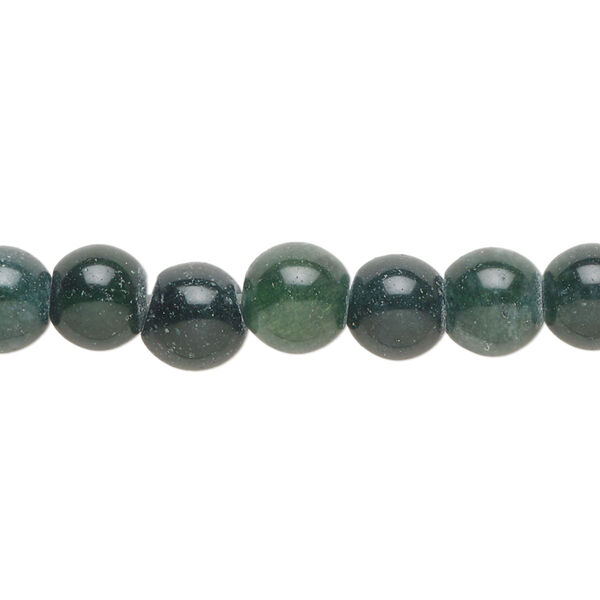 Quartz 1pkg1, round bead C grade, 15 inch 7-9mm image number 0