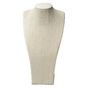 Display, necklace, hemp, 9-1/2 x 6-1/2 x 3-1/8 inches. Sold individually.