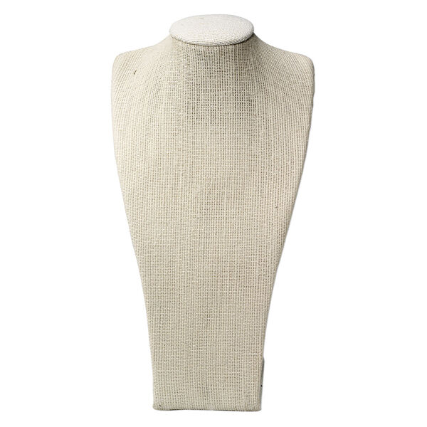 Display, necklace, hemp, 9-1/2 x 6-1/2 x 3-1/8 inches. Sold individually. image number 0