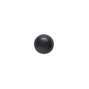 Black onyx 1pkg10, calibrated matte round cab 10mm