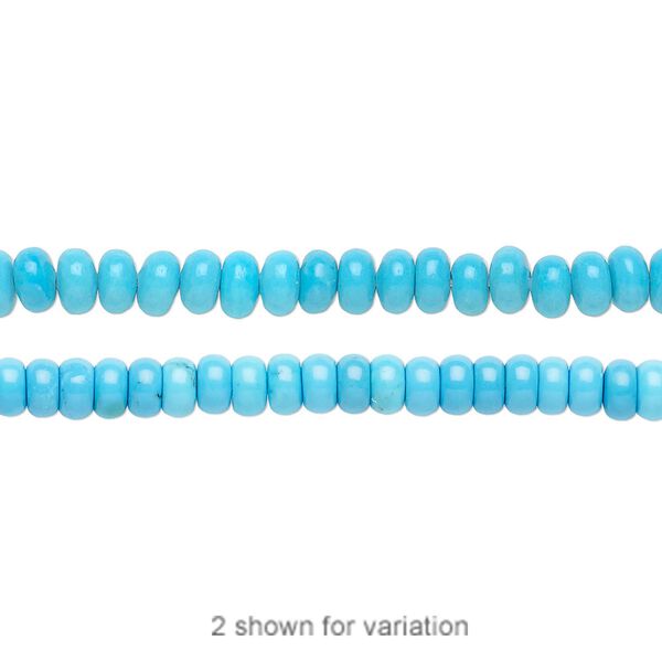 Magnesite 1pkg1, rondelle bead 15.5-16 inch 4x2mm image number 0