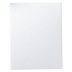 Lacy's Stiff Stuff™, beading foundation, white, 11x8-1/2 inch sheet. Sold individually.