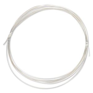 Wire, sterling silver-filled, half-hard, square, 24 gauge. Sold per 5-foot spool.