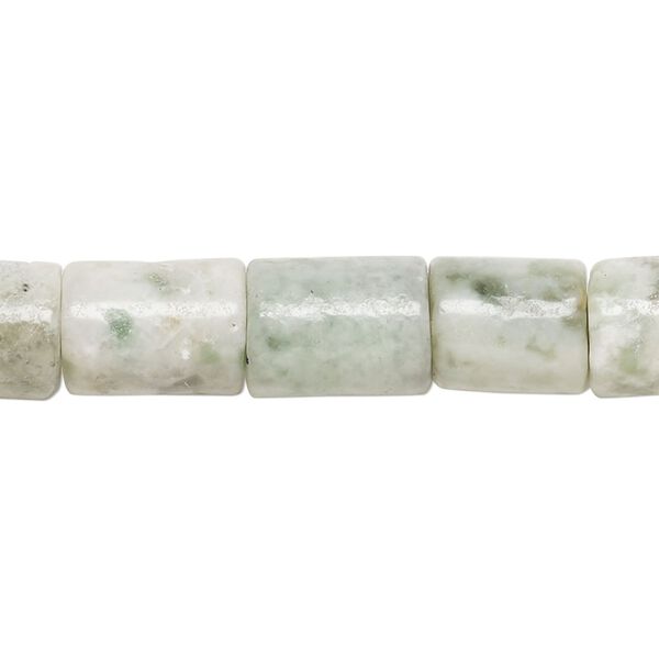 Sesame jasper 1pkg1, round tube bead natural 15 inch 11x9mm-13x10mm image number 0