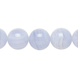 Blue lace agate 1pkg1, round bead natural 15.5-16 inch 12mm
