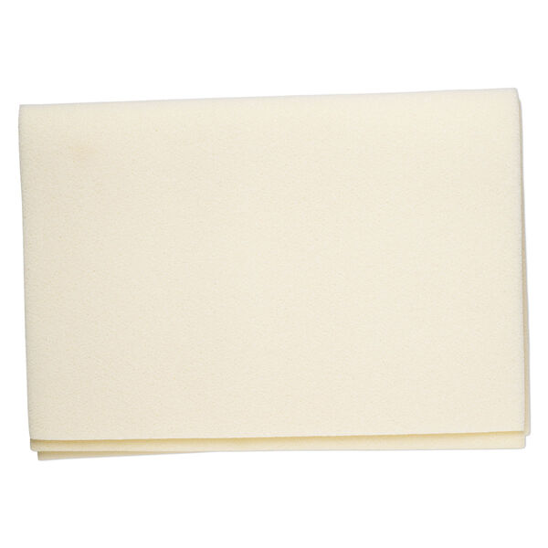 Mat, Beadalon®, polyester foam, pkg/2, beige, 18x13 inch rectangle. image number 0