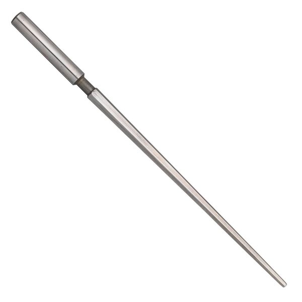 Mandrel, steel, 11 inches with 4-10mm hexagon for bezel making. Sold individually. image number 0