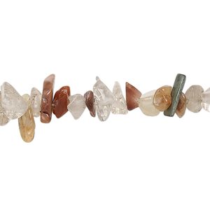 Lodolite 1pkg1, chip bead natural 15 inch small