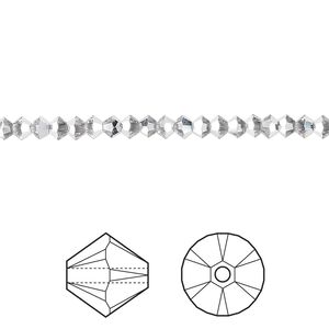 Bead 48pk crystal CAL, Crystal Passions® 3mm bicone 5328