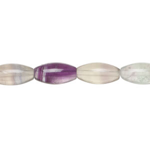 Rainbow fluorite 1pkg1, oval bead natural, 15 inch 12x6mm-13x7mm