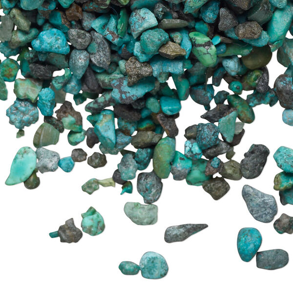 Turquoise 1pkg1, undrilled inlay chip 50g mini image number 0
