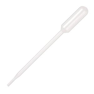 Pipette, low-density polyethylene, clear, 5-1/2x1/2 inch, 5ml. Sold per pkg of 20.