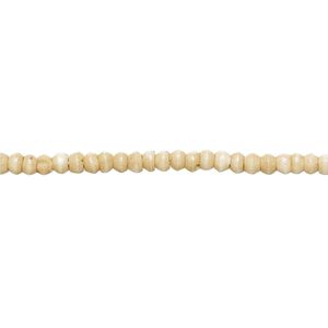 Bead, bone (dyed), antiqued brown, 2mm round. Sold per 15-1/2" to 16" strand.