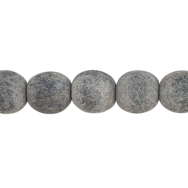 Bead, horn (natural), matte, 10mm round. Sold per 15-1/2" to 16" strand, approximately 40 beads. image number 0