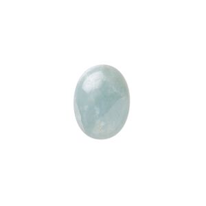 Aquamarine 1pkg1, hand-cut oval cab calibrated 16x12mm