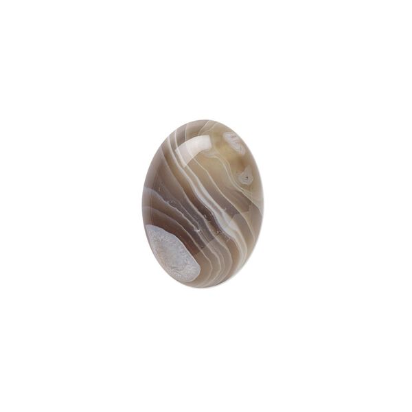 Botswana agate 1pkg1, calibrated oval cab natural 18x13mm image number 0