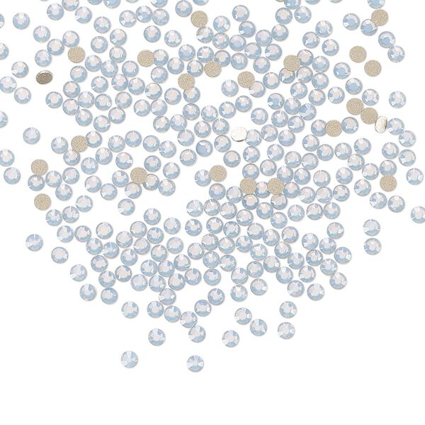 Flat back 144pk light sapphire opal foil back, Preciosa MAXIMA Czech crystal rhinestone 1.7-1.9mm chaton rose round SS5 image number 0