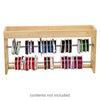 Organizer, wood with stainless steel, 17-1/2 x 9 x 4-1/2 inches. Sold individually. image number 0