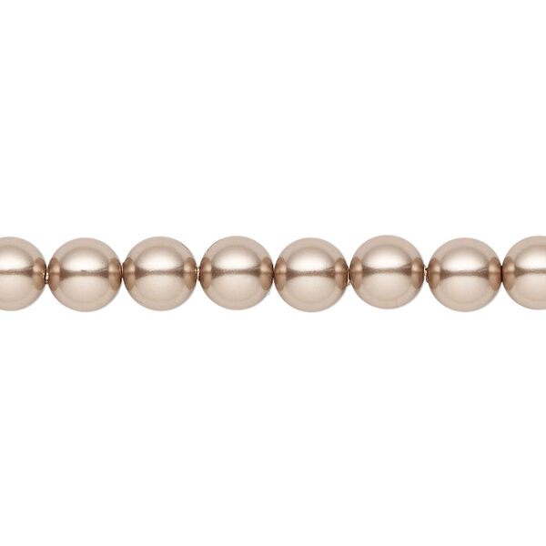 Pearl 50pk bronze, Crystal Passions® 6mm round 5810 image number 0