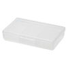 Organizer, plastic, 3-1/2x2x3/4 inch rectangle with six fixed cells. Sold per pkg of 10. image number 1