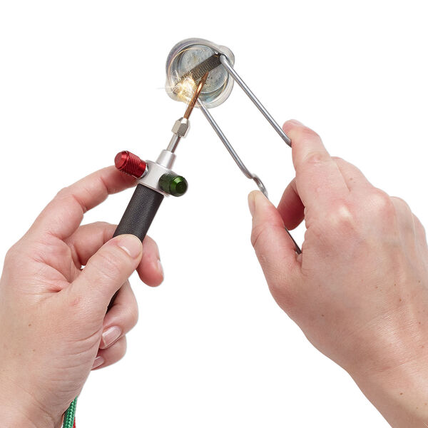 Torch striker, stainless steel, 7-3/4 x 1-3/4 inches with 5 flints. Sold per set. image number 1