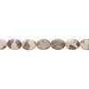 Crazy Horse&trade; stone 1pkg1, puffed oval bead natural, 15 inch 30x21mm-30x22mm (calcite / limestone) image number 1