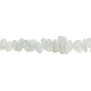 Aquamarine 1pkg1, chip bead 15 inch small