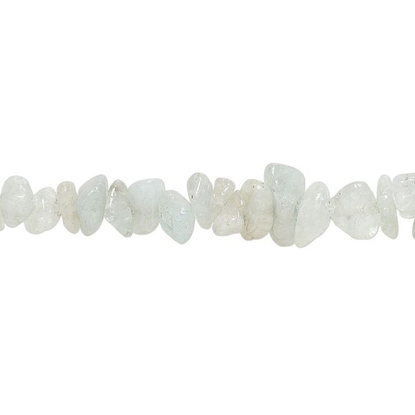 Aquamarine 1pkg1, chip bead 15 inch small image number 0