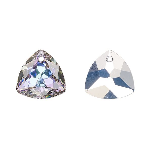 Drop 24pk crystal vitrail light P, Swarovski® 14.5mm pendant trilliant cut 6434 image number 0