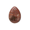 Red creek jasper 1pkg8, teardrop drop 25x18mm image number 2