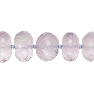 Amethyst 1pkg1, hand-cut micro-faceted rondelle bead natural 8 inch 14x8mm-16x12mm