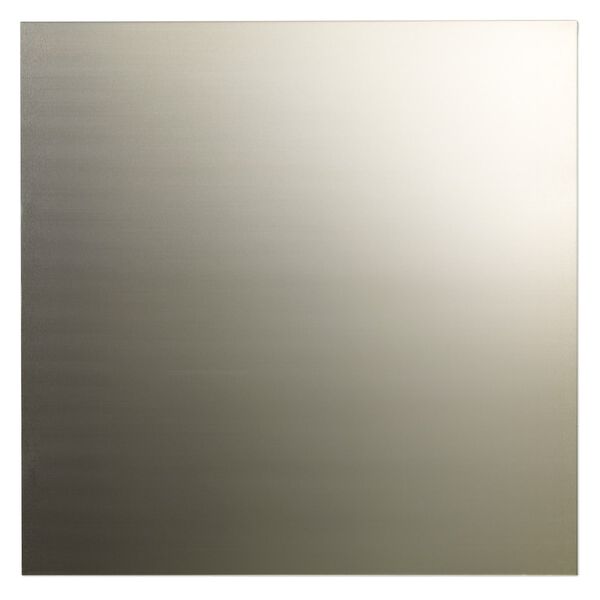 Sheet, copper / zinc / nickel, nickel silver, half-hard, 6x6-inch square, 32 gauge. Sold individually. image number 0