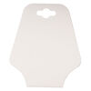 Necklace / bracelet card, adhesive and card stock, cream, 2-1/2 x 2 inches assembled. Sold per pkg of 100. image number 0