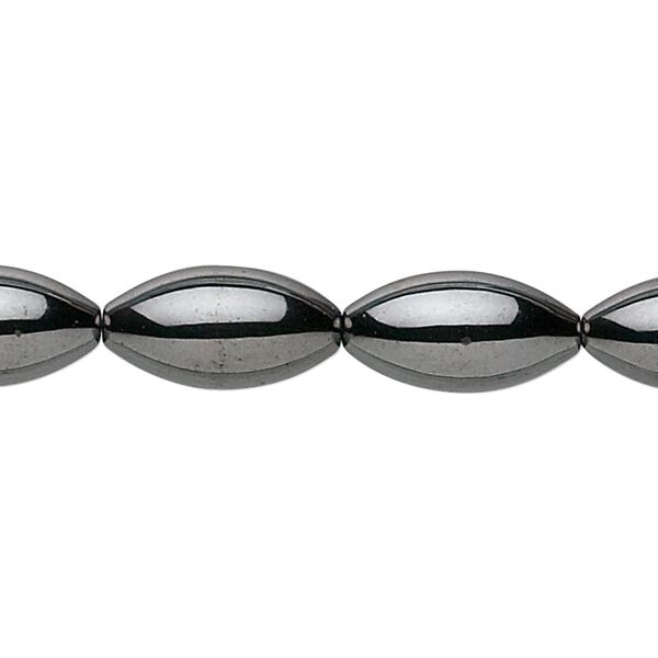 Hemalyke™ 1pkg1, oval bead 15.5-16 inch 16x8mm image number 0