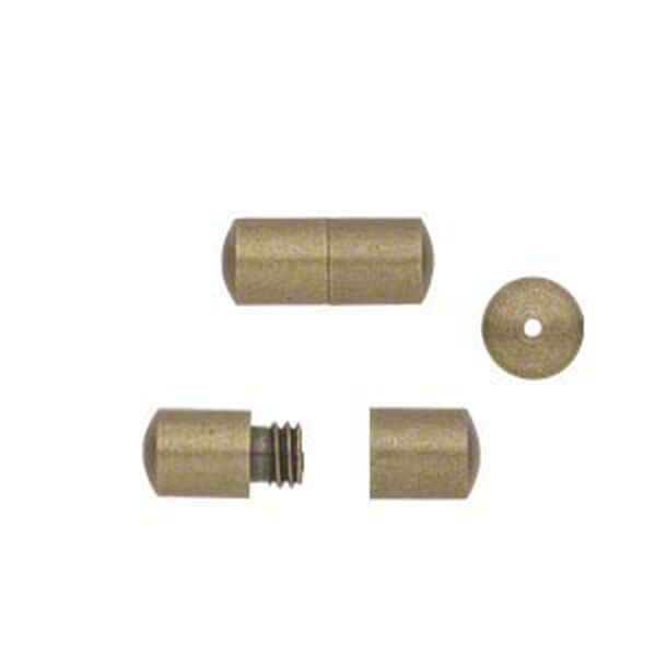 Clasp, barrel, antique gold-finished brass, 12x5mm smooth round tube. Sold per pkg of 20. image number 0