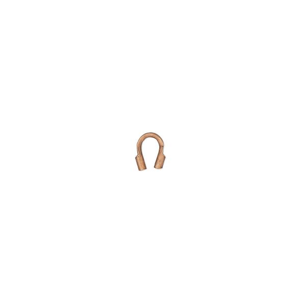 Wire protector, Accu-Guard™, antiqued copper, 4.5mm tube with 0.5mm inside diameter. Sold per pkg of 500. image number 0