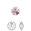Drop 144pk iris, Swarovski® 12mm pendant mini disk 6428 image number 0