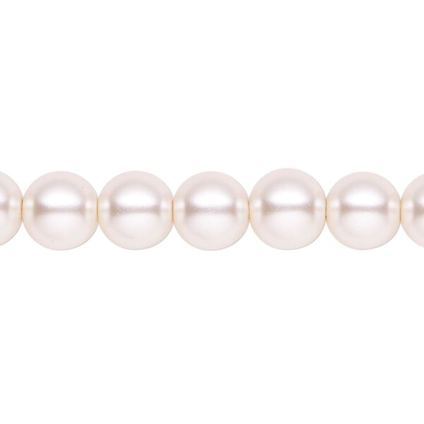Pearl 2pk light pink, Celestial Crystal® 8mm round 15.5-16 inch image number 0