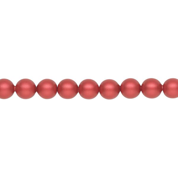 Pearl 500pk rouge, Swarovski® 5mm round 5810 image number 0
