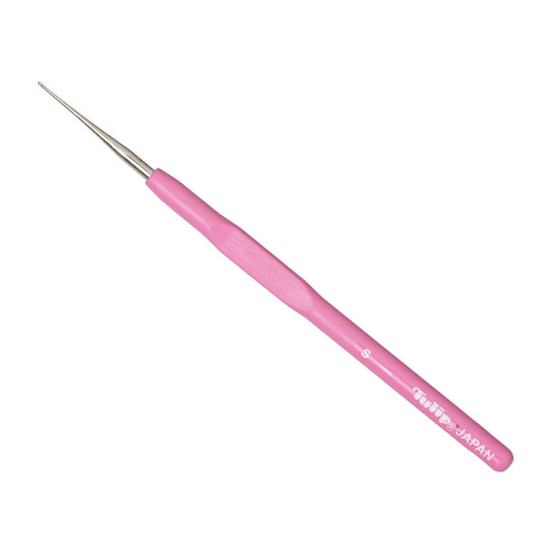 Awl, Tulip, steel / silicone / acrylic, pink and clear, 5-1/2 inches. Sold individually. image number 0