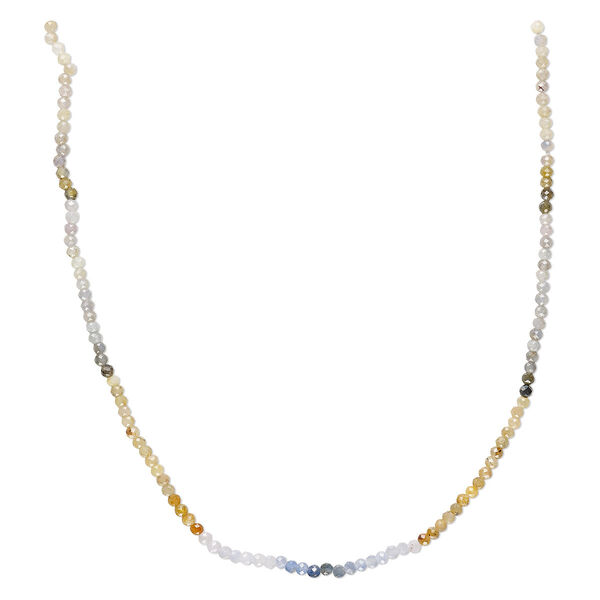 Multi-sapphire 1pkg1, hand-cut faceted round bead 12 inch 2-3mm image number 0