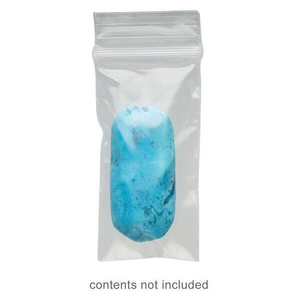 Bag, Tite-Lip™, plastic, clear, 1x2-inch top zip. Sold per pkg of 1,000. image number 0