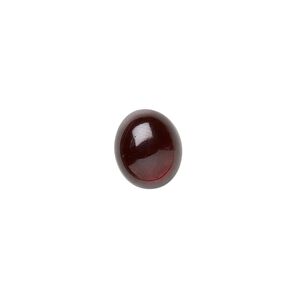 Garnet 1pkg1, hand-cut calibrated oval cab natural 12x10mm