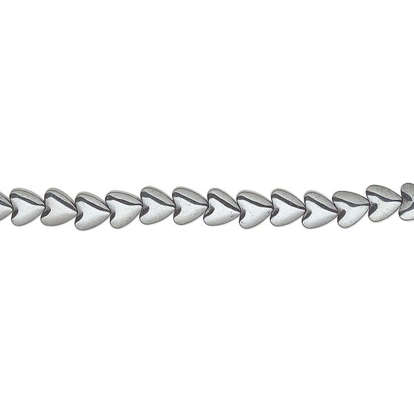 Hemalyke™ 1pkg1, heart bead 15.5-16 inch 4mm image number 0
