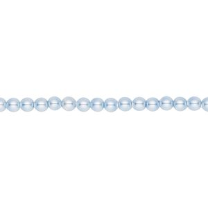 Pearl 100pk light blue, Crystal Passions® 3mm round 5810