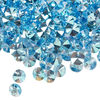 Drop 12pk aquamarine shimmer, Crystal Passions® 6mm pendant mini disk 6428 image number 1